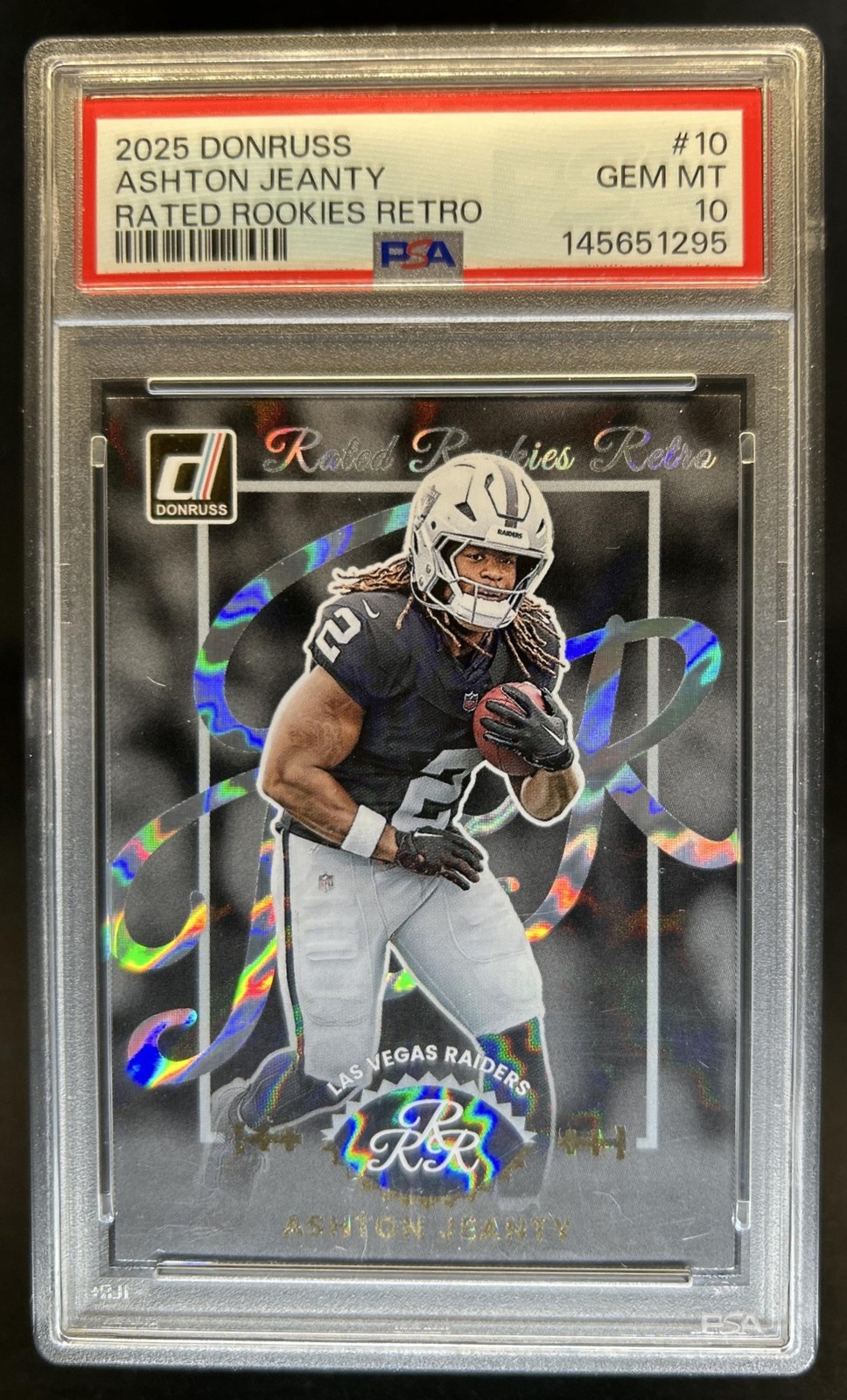 Ashton Jeanty Panini Donruss Rated Rookies Retro #10 Base