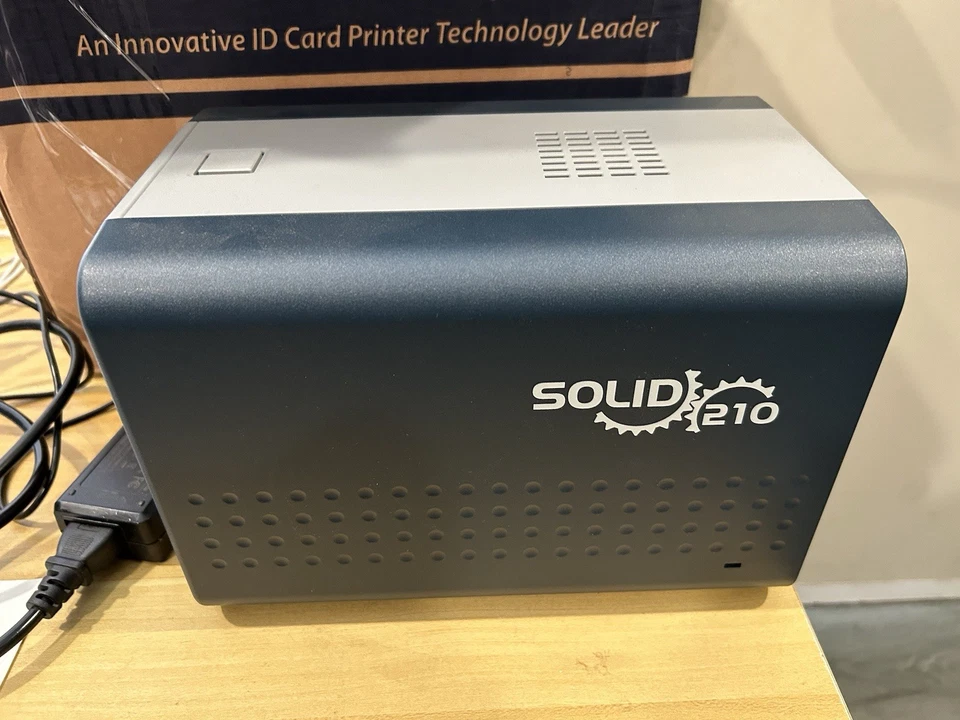 SOLID-210 S Single Sided Card Printer / No Encoding / USB, IDP-653724 - Image 4 of 4