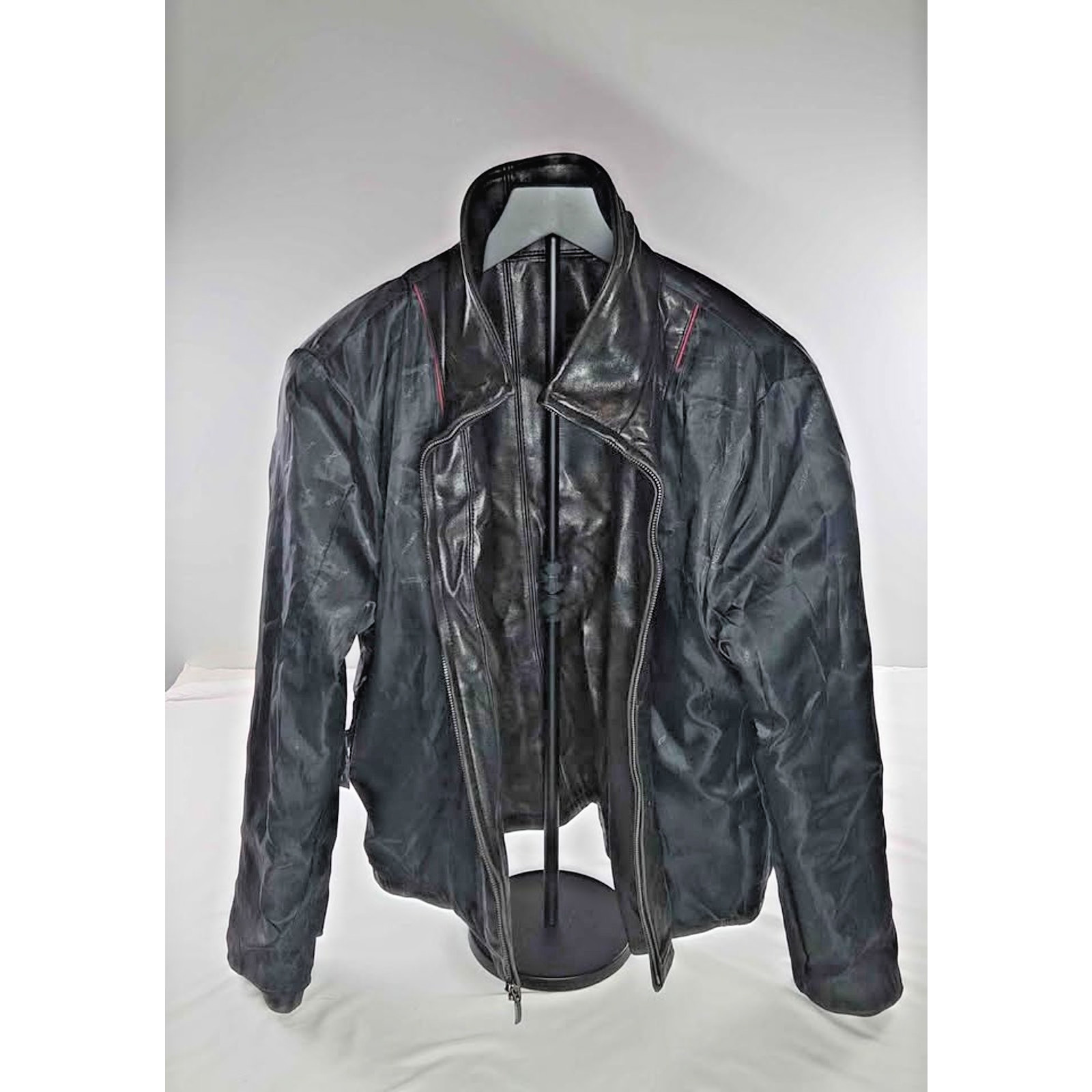 Worthington Black Lambskin Leather Jacket XL Soft… - image 3