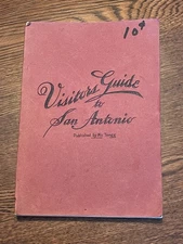 Very Rare Early 1900’s Book - Nic Tangg “Visitors Guide to San Antonio” 1908