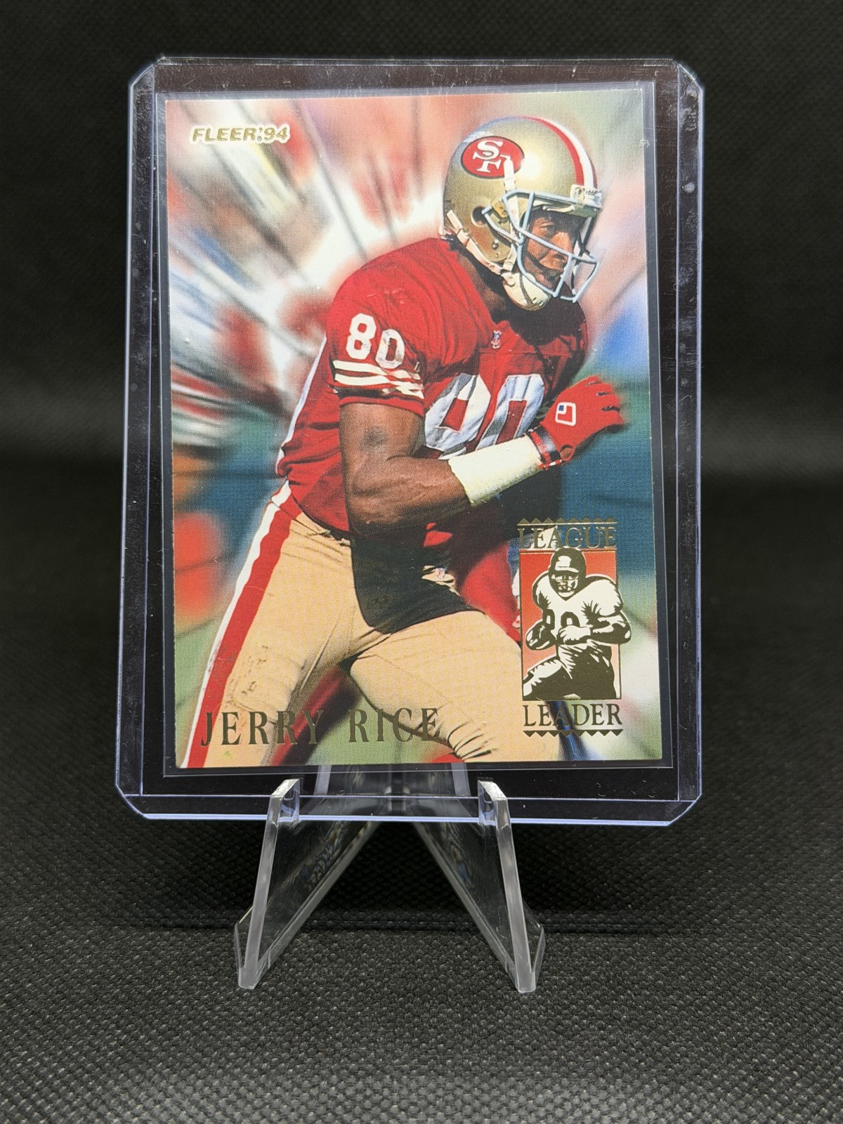 1994 Fleer - League Leaders Jerry Rice #5