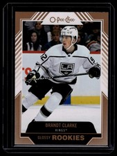 2022-23 Upper Deck #R-19 Brandt Clarke O-Pee-Chee Glossy Rookies Bronze