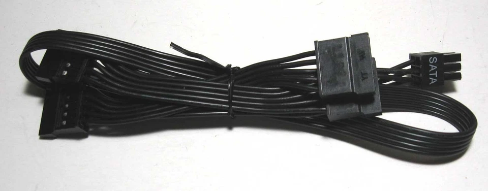EVGA GQ Modular ATX PSU Cable 6-Pin PSU to SATA - Image 2 of 3