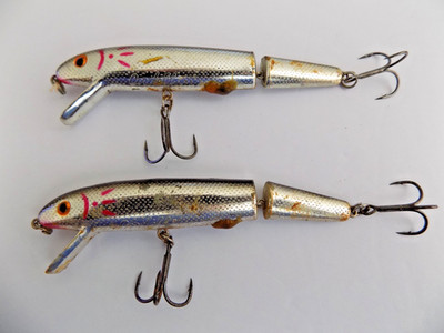 CORDELL JOINTED RED FIN ''CUSTOM WAKE LURE'' 800 SERIES - 2 LURES - SS121