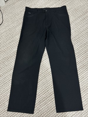 Alberto Men's Pants Tom - Ceramica Black 36x31 (52) EUC