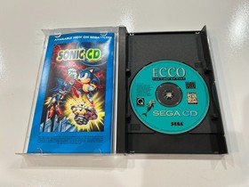 Ecco: The Tides of Time (Sega CD 1993) CIB Complete in Box w Manual + Foam Nice!
