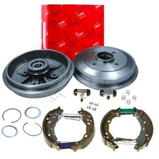 TRW Bremstrommeln Radlager BREMBO Vormontiert Bremsbackensatz für CITROEN C3 II