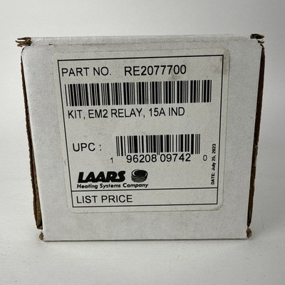 Laars Heating Systems RE2077700 24V 15A 6/600S Time Delay Relay New