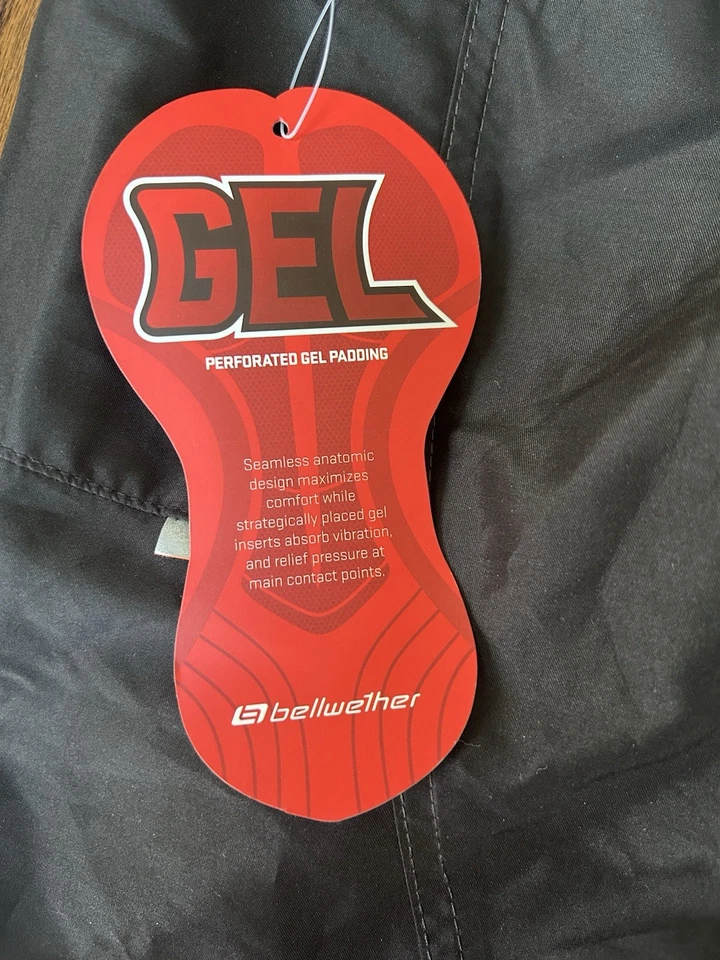Pantalones Cortos de Ciclismo Bellwether Ultraligeros Gel Baggies - Negros, Para Mujer, Medianos Foto 4 de 4