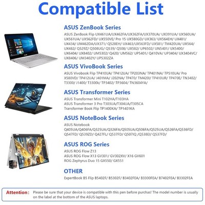 Precision Stylus Pen for ASUS Touchscreens