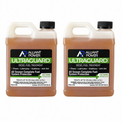 Alliant Power ULTRAGUARD Diesel Fuel Treatment - 2 Pack of 64 oz Jugs # AP0503