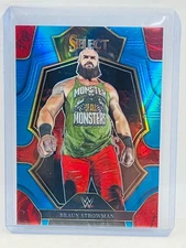 2023 Panini Select WWE Braun Strowman Premier Level Light Blue #082/199