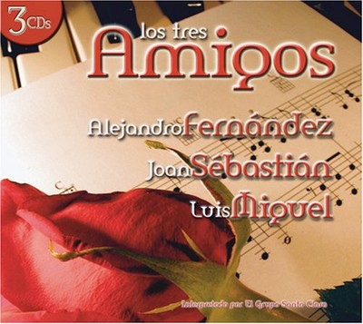 LUIS MIGUEL JOAN SEBASTIAN ALEJANDRO FERNANDEZ - Los Tres Amigos - 3 CD - NEW