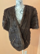 Vintage Russian Squirrel Fur Stole
