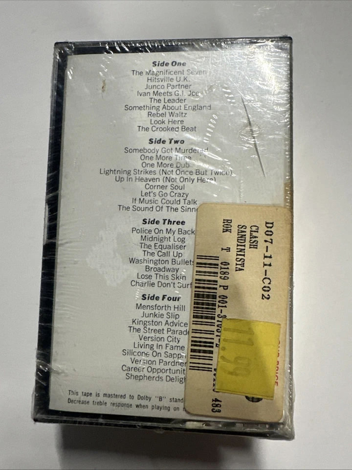 The Clash - Sandinista! (2xCass, Album) New/sealed cassettes- 2962955107 - Image 3 of 4