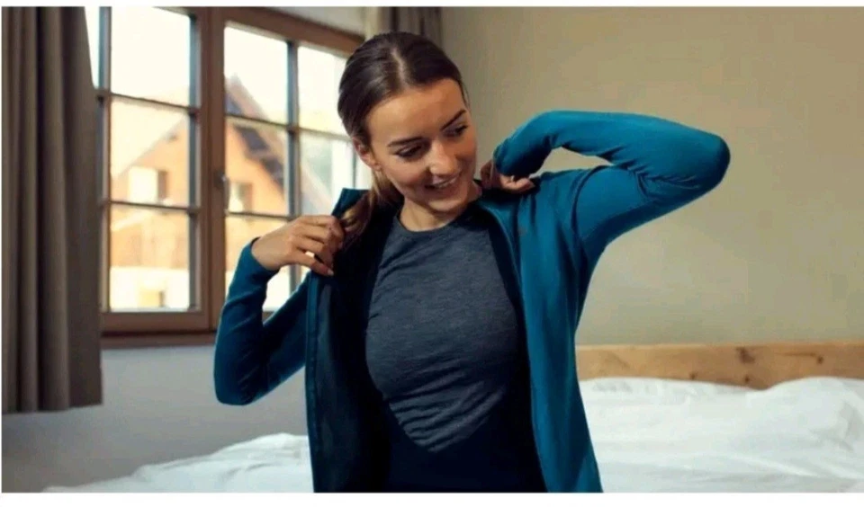DHB Women's Merino Short Sleeve Base Layer (M_150) T-Shirt Grey - UK10-14 RRP£40 - image 3 of 3