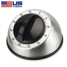 Long Ring Alarm Bell Kitchen Cooking Timer 60-Minute Analog Mechanical Alarm