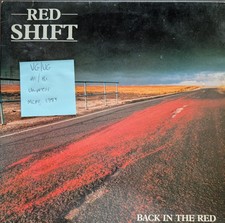 Red Shift Back In the Red Vinyl Record LP VG/VG BASH41 1987