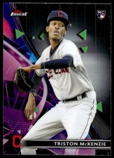 2021 Finest Triston McKenzie Rookie Cleveland Indians #30