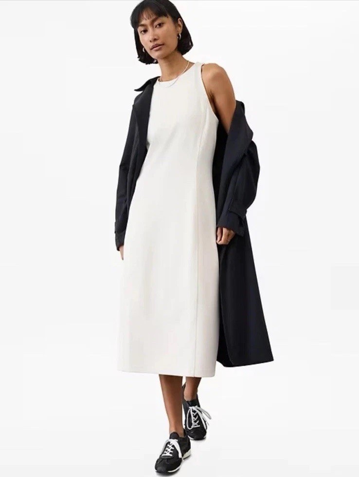 knee length dresses for ladies Sunkissed Tank Midi Dress