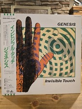 Genesis - Invisible Touch 1986 1st Japan Press Vinyl LP OBI  Insert 28VB-1090