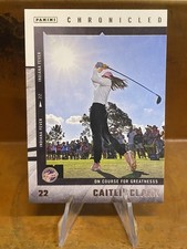2025 Panini Chronicled WNBA CAITLIN CLARK #52 Golf Shot Fever