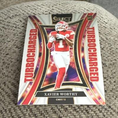 2024 Select Turbocharged Xavier Worthy 14 Kansas City Chiefs Football 3E