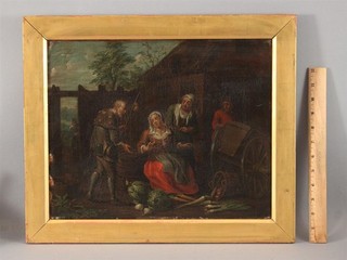 19thC Antique Biblical Painting Apostle Patron Saint of Spain JAMES THE GREAT