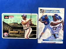 Vladimir Guerrero 2001 Fleer Platinum Grandstand Greats & 2023 Diamond Kings