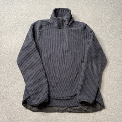 Helly Hansen Fleece Jacket Mens Small Blue 1/4 Zip Outdoor Hiking Mountains 