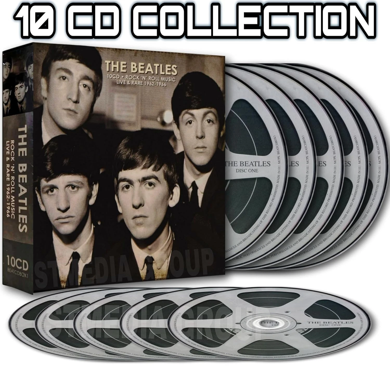 The Beatles – Rock 'N' Roll Music Live And Rare 1962 To 1966 10 CD