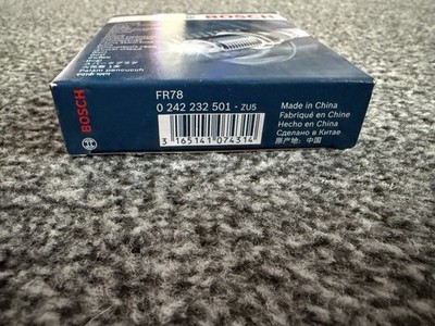 BOSCH ZÜNDKERZE SUPER 4 0242232502 FR78X FÜR AUDI BMW CITROËN CHEVROLET