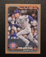 2024 Topps Update Series - Rookie Debut Pete Crow-Armstrong #US91 Gold /2024 RC
