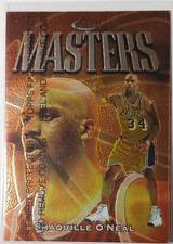 Topps 1997-98 Finest Shaquille O'Neal Los Angeles Lakers Masters #217