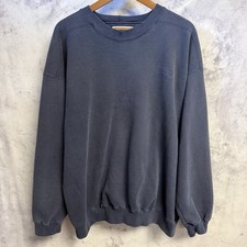 Vintage Levi Strauss Co Crew Neck Sweatshirt Navy Blue XL Made in USA