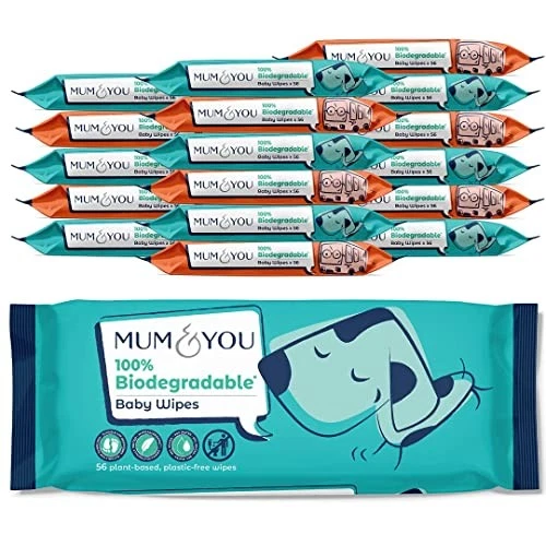 Mum & You Baby Wipes Multipack -1008 Wipes| Biodegradable Wet Wipes | 99.4%