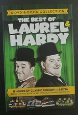 Laurel And Hardy The Best Of 6 DVD Book Collection Box Set Classic Comedy