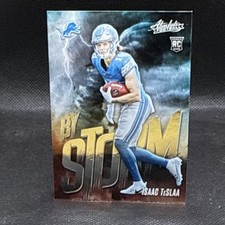 Panini 2025 Absolute Isaac TeSlaa #5 Detroit Lions Rookie By Storm Insert