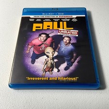 Paul Blu-ray + DVD 2011 Unrated Theatrical Simon Pegg Nick Frost Seth Rogen