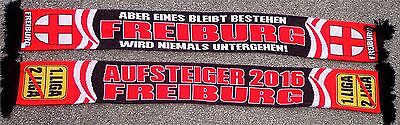 Freiburg Schal /"ROT-WEISSE INVASION/" Fan Ultra Breisgau 150x15 cm neu Kurve