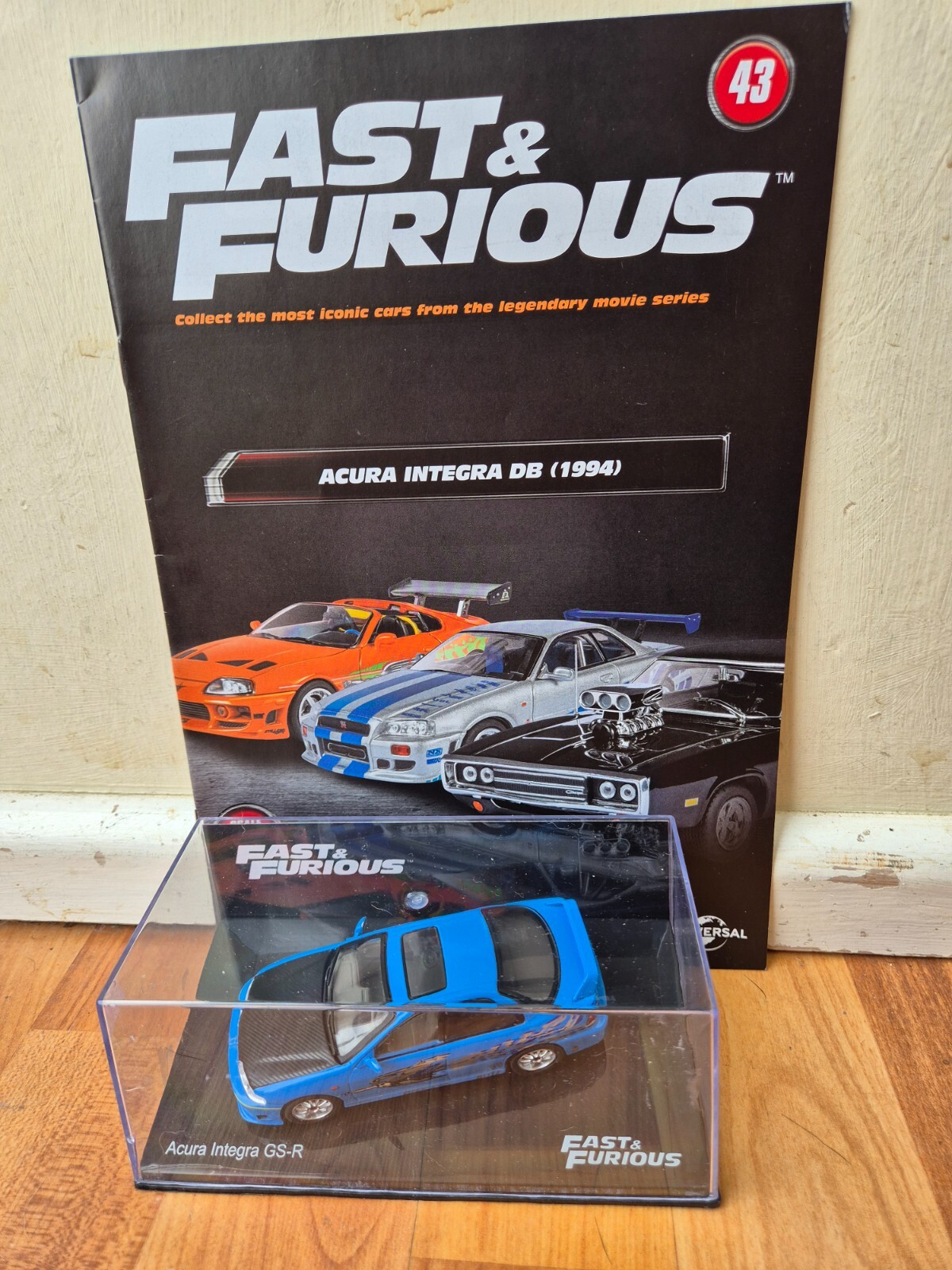 1/43 Altaya Fast & Furious Acura Integra GS-R DB 1994 Car Model #43