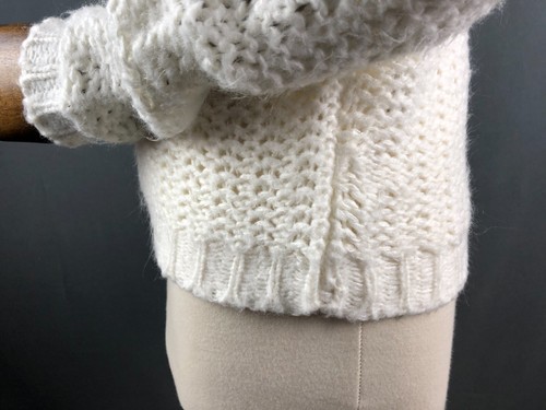 Acne Studios Knitted Pullover Lyocell Women Size L White - Picture 8 of 11
