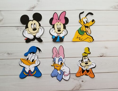 Troquetes de cabeza de Mickey Mouse and Friends, adornos, punches, Disney - Imagen 1 de 3