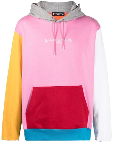 Mastermind world Color-Block Cotton Men’s Hoodie L