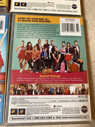 GLEE Complete Season 1-4 Collection DVD TV Show SETS ~ Season 4 Sealed - Picture 10 of 12