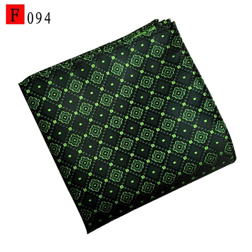 Men Fashion Polka Dots Flowers Paisley Jacquard Handkerchief Pocket Square Hanky - Picture 6 of 13