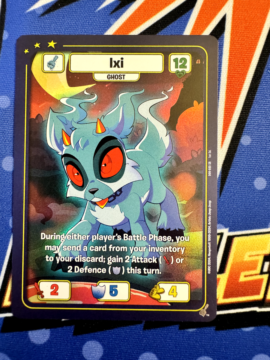 Neopets Battledome TCG Ghost Ixi 1st Edition SR | eBay