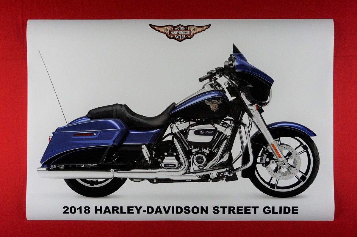 2018 Harley-Davidson Street Glide Blue 115th Anniv Motorcycle