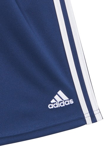adidas Boys' Plus Size Adi Classic 3-Stripe Shorts, Collegiate Navy - Picture 2 of 3