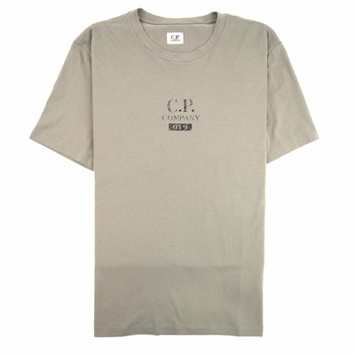 Cp Company 019 Back Logo T Shirt Khaki 932 Ebay